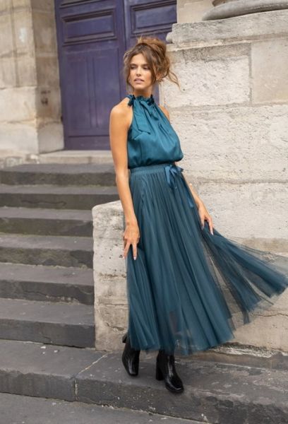 Tulle Skirt, PARIS Teal