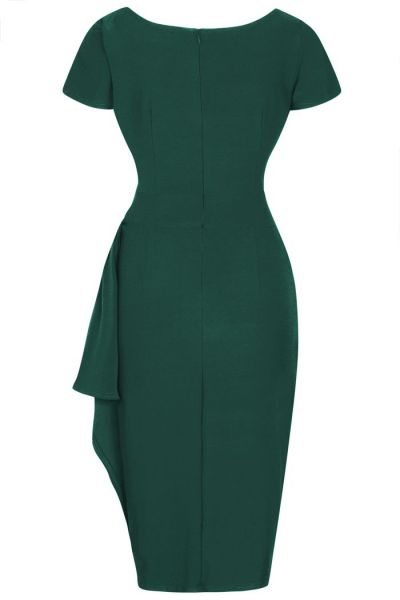 Pencil Dress, ELSIE Emerald Green
