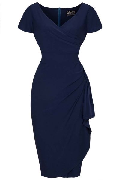 Pencil Dress, ELSIE Navy