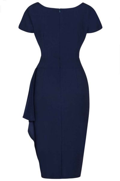 Pencil Dress, ELSIE Navy