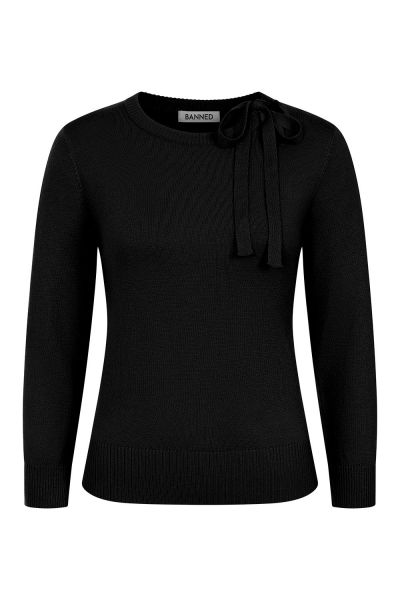 Knitted Top, BELLA Bow (57247)