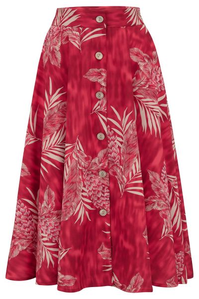 Swing Skirt, BEVERLY Ruby Palm