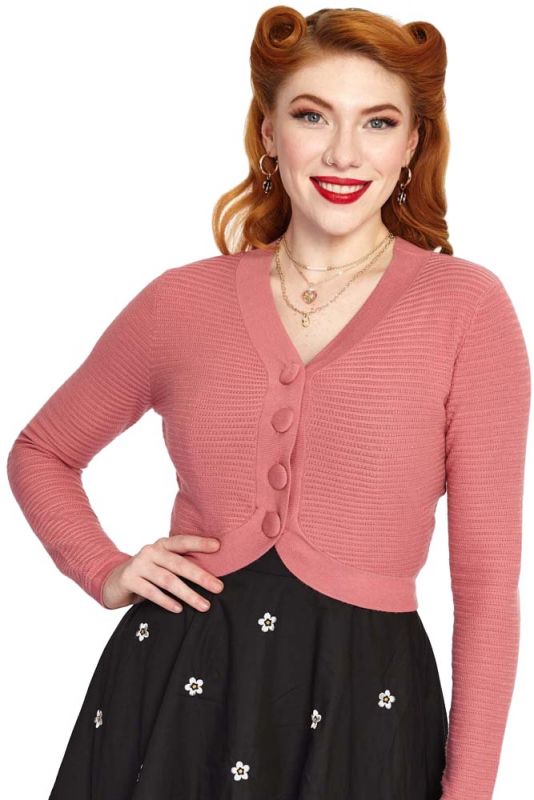 Cardigan, 60s MAUVE