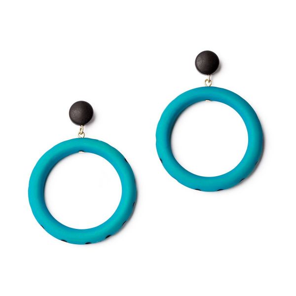 Earrings, SPLENDETTE Matte Large Caribbean Hoop