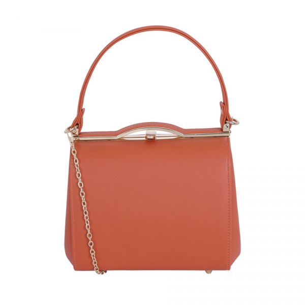 Handbag, CARRIE Burnt Orange