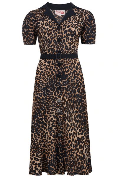 Shirtwaister Dress, ROCK'N Charlene Leopard