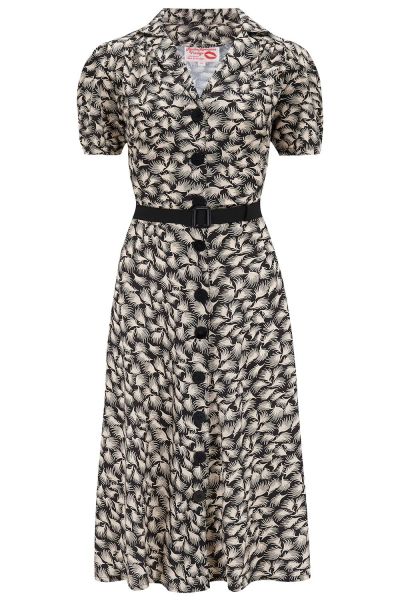 Shirtwaister Dress, CHARLENE Whisp Black