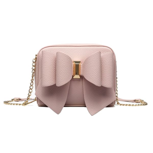 Handbag, JUDY Bow Pink Rose