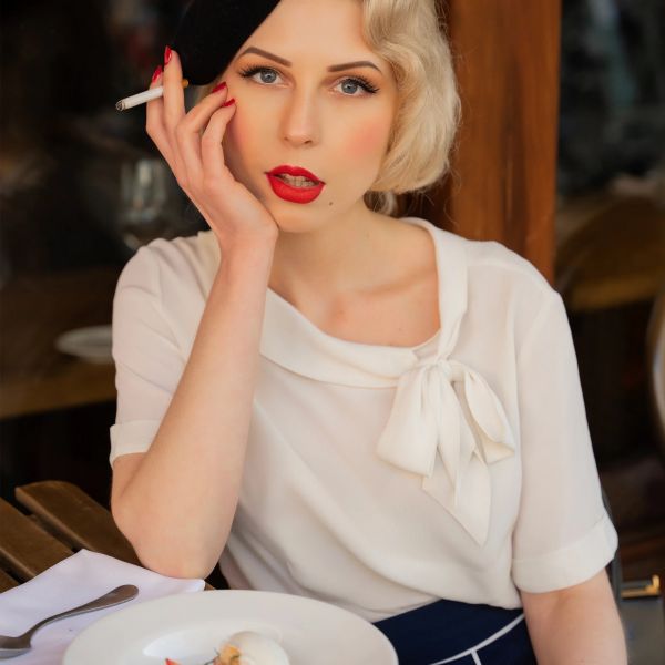Blouse, SEAMSTRESS OF BLOOMSBURY Cindy Ivory