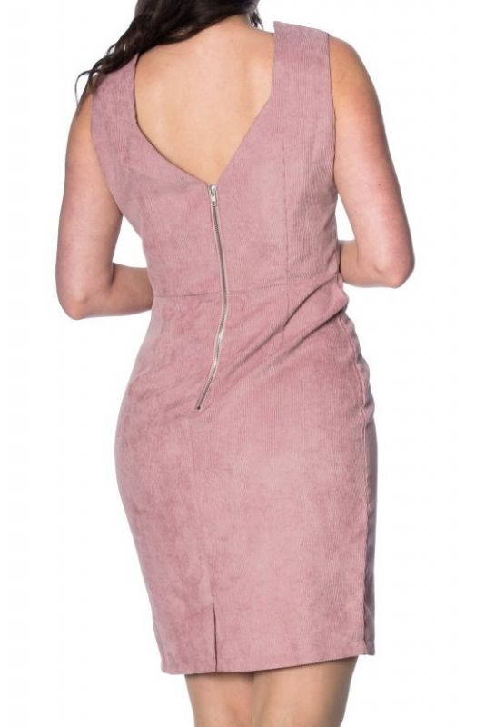 Pencil Dress, CORDUROY Pink (5571)