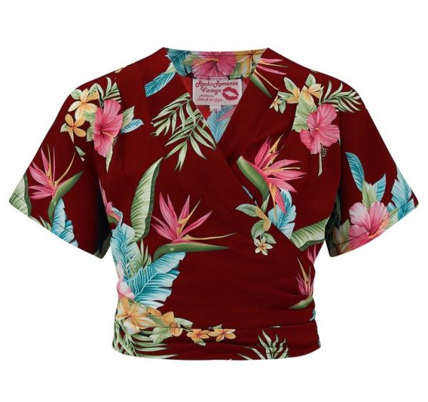 Blouse, DARLA Short Honolulu Wine