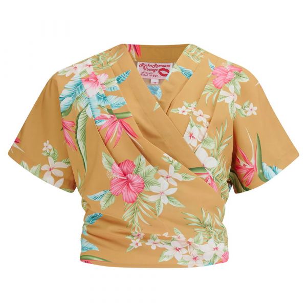 Blouse, DARLA Honolulu Mustard