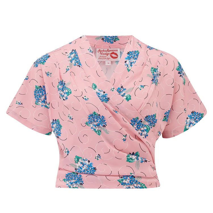 Blouse, DARLA Pink Summer Bouquet