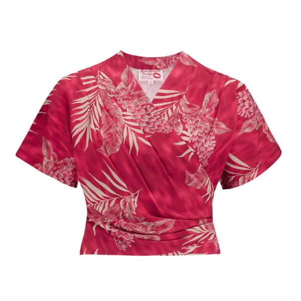 Blouse, DARLA Short Ruby Palm