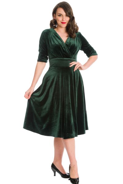 Swing Dress, DATE NIGHT Green (16557)