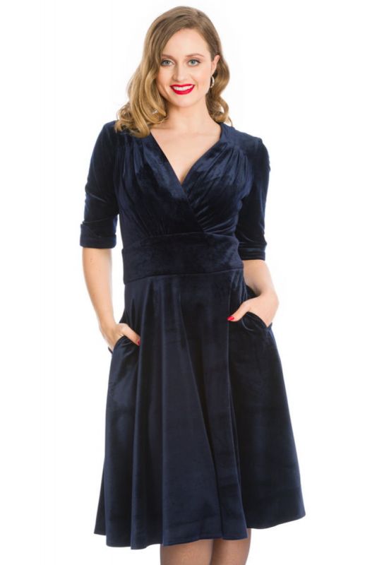 Swing Dress, DATE NIGHT Navy (16557)