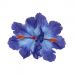 Hair Flower, DEBRA Hibiscus Double Blue