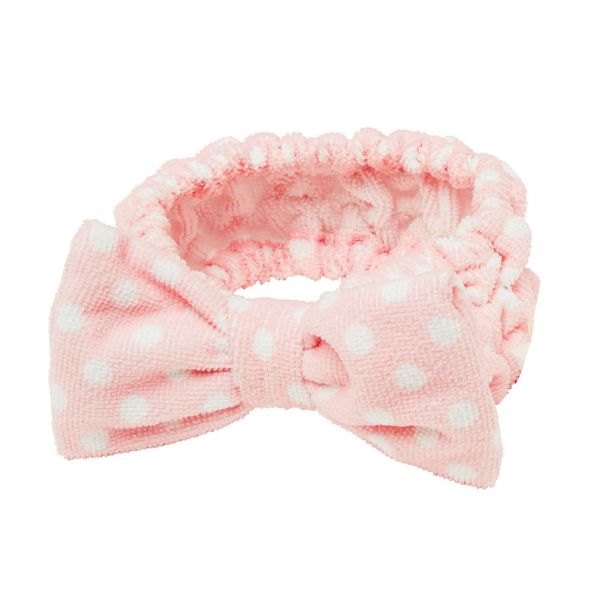 Make-Up Headband, DOLLY Pink Polkadot