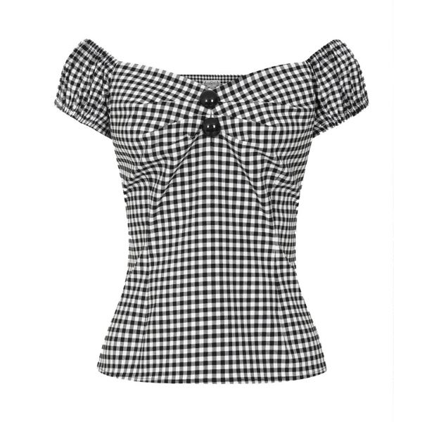Top, DOLORES Gingham