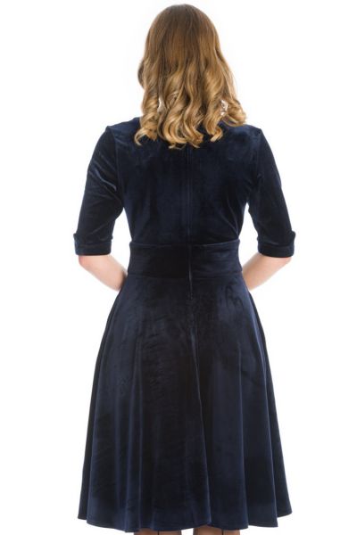 Swing Dress DATE NIGHT Navy (16557)