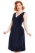 Dress, IRENE Velvet Navy (8376)