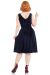 Dress, IRENE Velvet Navy (8376)