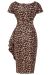 Pencil Dress, ELSIE Leopard