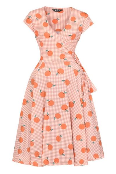 Kellomekko, ESME Orange Gingham