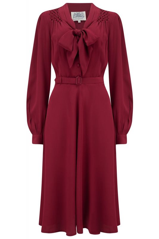 Dress, SEAMSTRESS OF BLOOMSBURY Eva Wine
