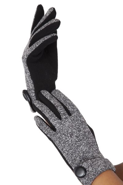 Gloves, EVELYN 40s Black