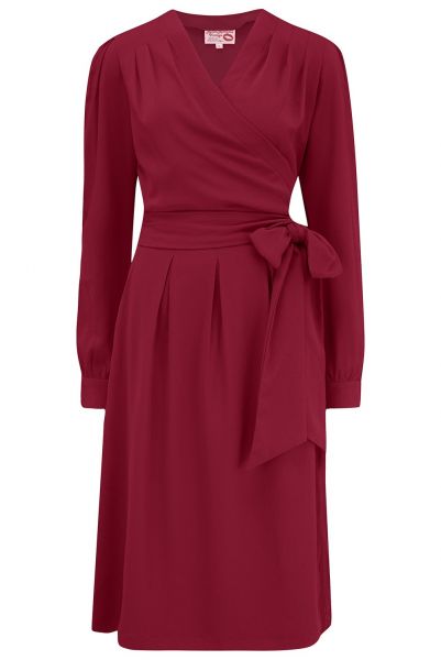 Dress, EVIE Wrap Wine