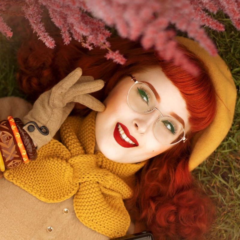 Scarf, FRU FRU Mustard (45195)