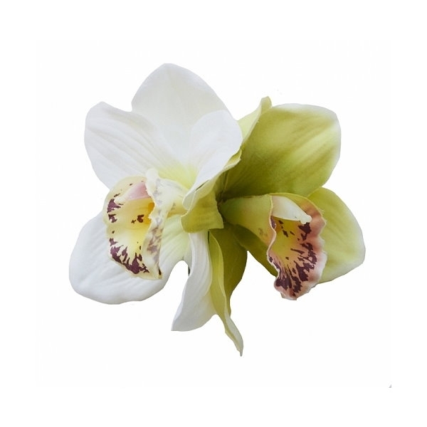 Hiuskoriste, GINGER Double Green/Cream Orchid