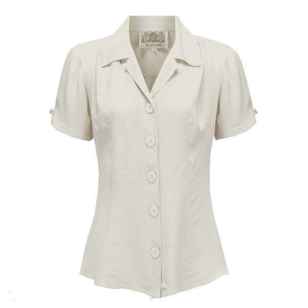 Blouse, SEAMSTRESS OF BLOOMSBURY Grace Ivory