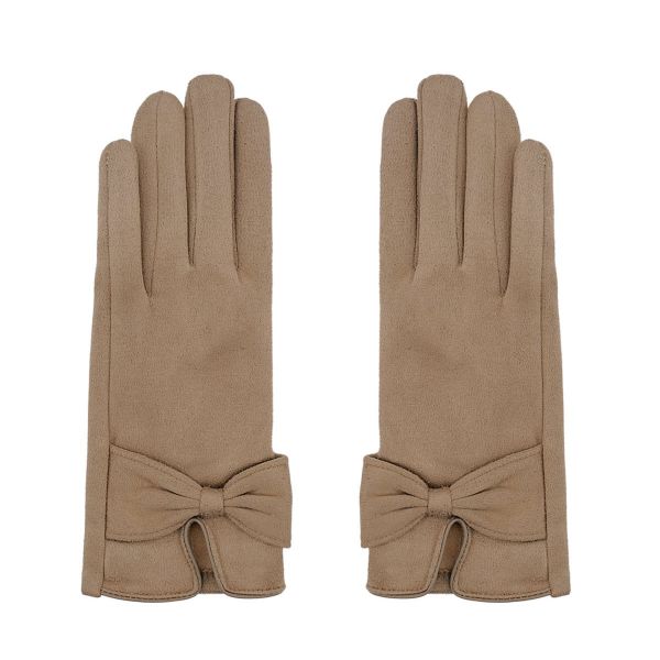 Gloves, BOW Light Brown