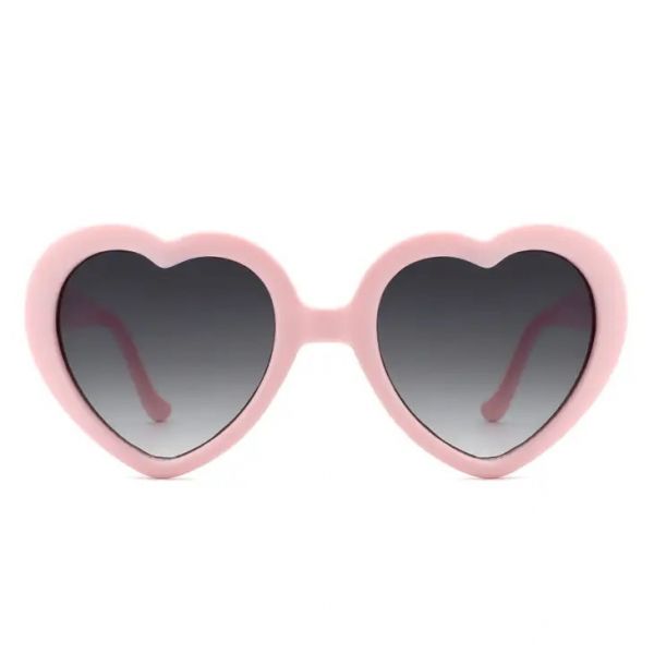 Sun glasses, RETRO HEART Pink