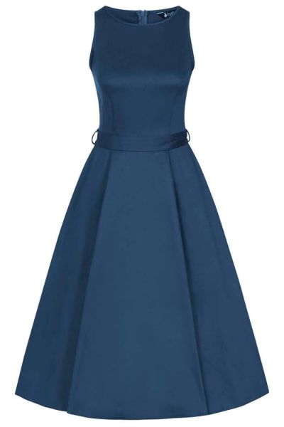 Swing Dress, HEPBURN True Navy