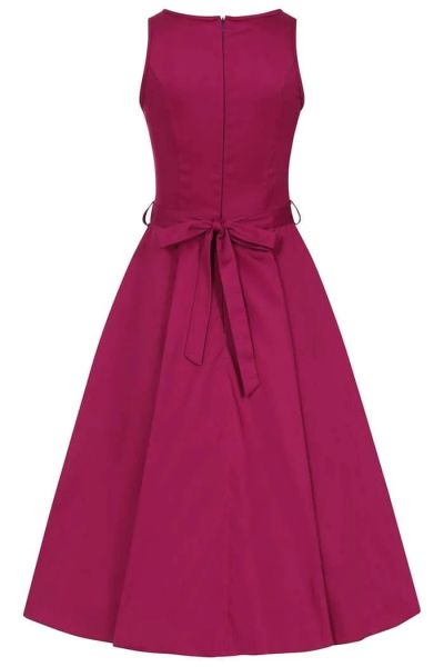 Swing Dress, HEPBURN Boysenberry