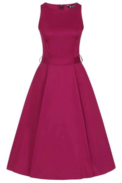 Swing Dress, HEPBURN Boysenberry