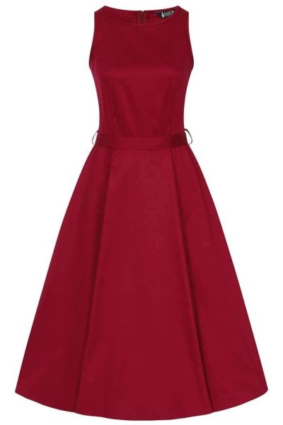 Swing Dress, HEPBURN Persian Red