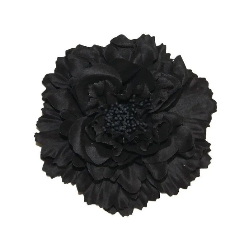 Hair Flower, JEANNE Black - Dressy