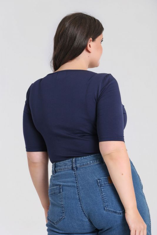 Top, PHILIPPA Navy (60155)