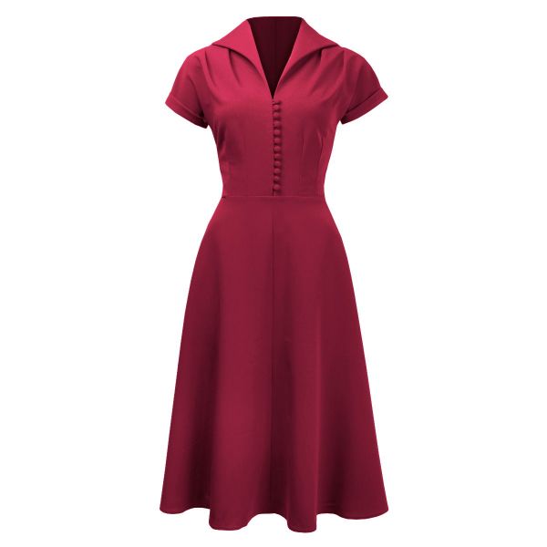 Dress, PRETTY RETRO Hostess Red