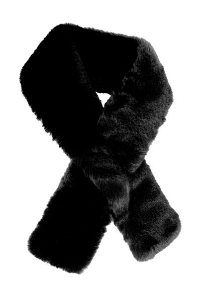 Scarf, FUR Black (45023)