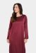 Satin Dress, ZHAFIA Burgundy