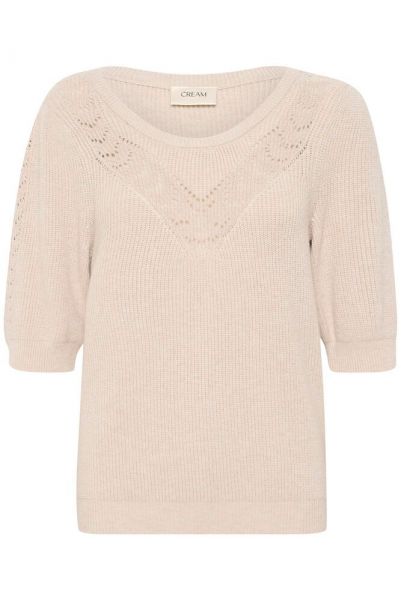 Knitted Top, DELA Light Sand
