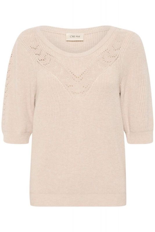 Knitted Top, DELA Light Sand