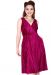 Dress, IRENE Velvet Magenta (8379)