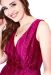 Dress, IRENE Velvet Magenta (8379)