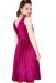 Dress, IRENE Velvet Magenta (8379)